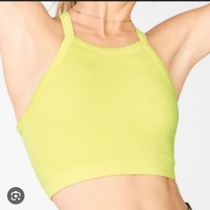 fabletics • pear dawn seamless crop bra top